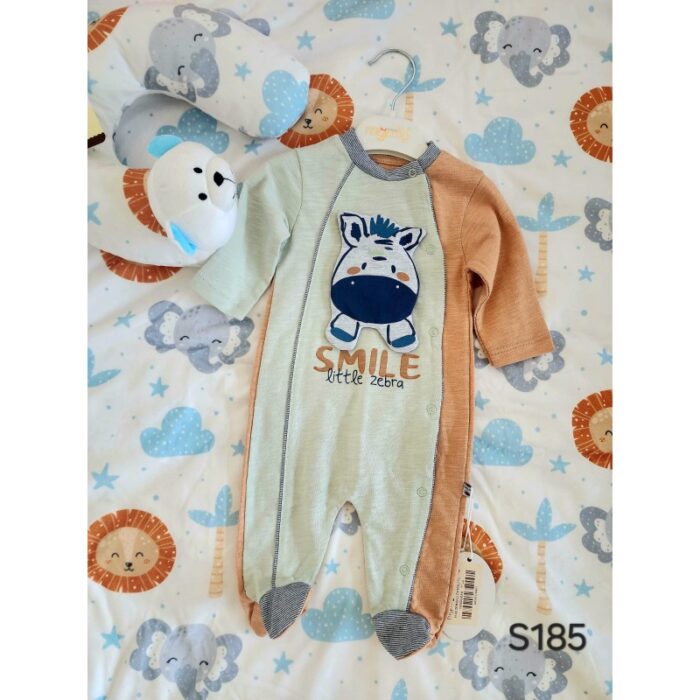 1033754903_67dc7dd31bb03 أفرهول قطن بتصميم بقرة لون فستقي مع بني - الصورة 1