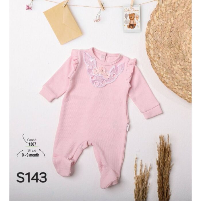 1033754962_67dc7e8df3942 أفرهول قطني بناتي لون زهري - الصورة 1