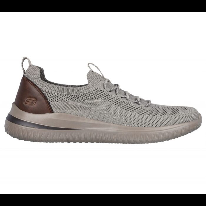 1033755004_67dc7ec9d3330 Skechers Men's Delson 3.0 - Alfaro Shoes-حذاء سكيتشرز ديلسون 3.0 - ألفارو للرجال لون رمادي - الصورة 1