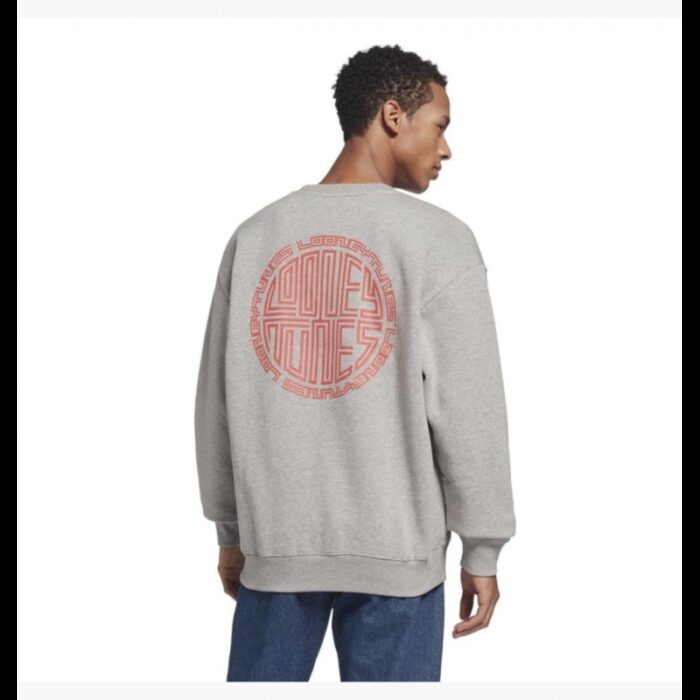 ⁦Reebok Men's x Looney Tunes Sweatshirt- Grey⁩ - الصورة ⁦2⁩