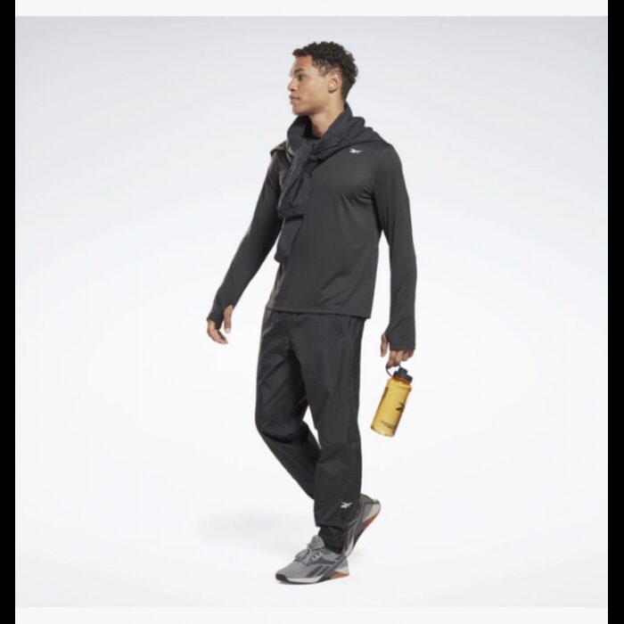 ⁦Reebok Mens' Training Tech T-shirt Black⁩ - الصورة ⁦2⁩