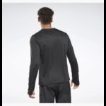 ⁦Reebok Mens' Training Tech T-shirt Black⁩ - الصورة ⁦3⁩