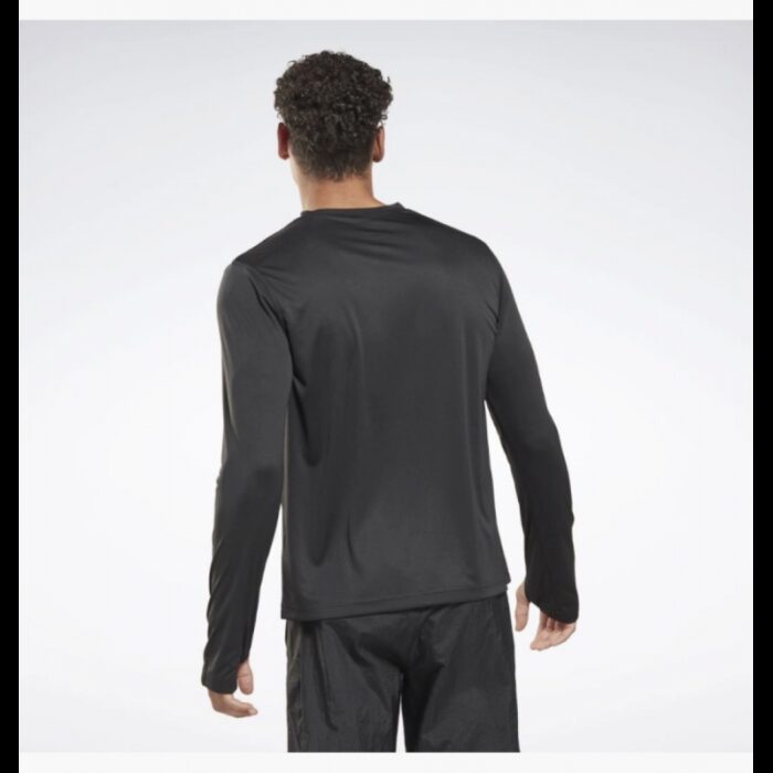 ⁦Reebok Mens' Training Tech T-shirt Black⁩ - الصورة ⁦3⁩