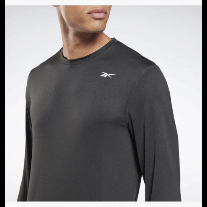 ⁦Reebok Mens' Training Tech T-shirt Black⁩ - الصورة ⁦4⁩