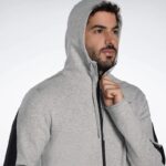 ⁦Reebok Mens' Dreamblend Full Zip Hoodie⁩ - الصورة ⁦3⁩