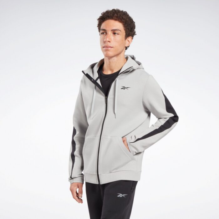 ⁦Reebok Mens' Dreamblend Full Zip Hoodie⁩ - الصورة ⁦6⁩