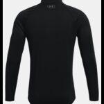 ⁦Under Armour Men's Tech™ ½ Zip Long Sleeve تيشيرت اندر ارمور بأكمام طويلة للرجال لون أسود⁩ - الصورة ⁦6⁩