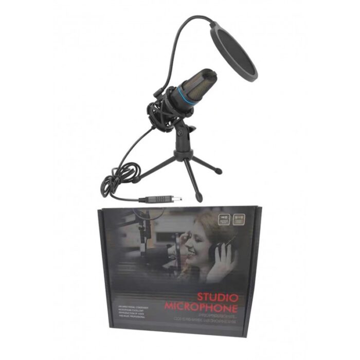 ⁦مايكروفون احترافي usb مع ستاند و بوب فلتر⁩ - الصورة ⁦2⁩