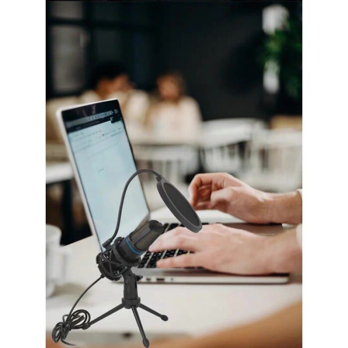 ⁦مايكروفون احترافي usb مع ستاند و بوب فلتر⁩ - الصورة ⁦3⁩