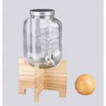 شاف للعصائر مع قاعدة خشب