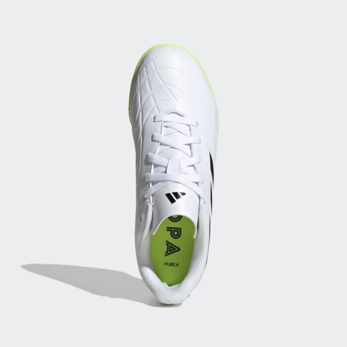 ⁦adidas Copa Pure.4 Turf Boots - White⁩ - الصورة ⁦2⁩