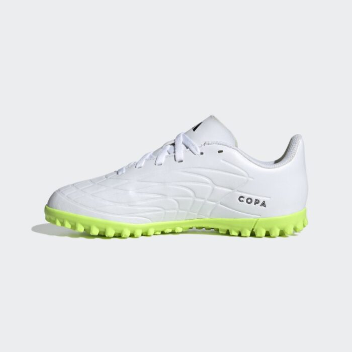 ⁦adidas Copa Pure.4 Turf Boots - White⁩ - الصورة ⁦4⁩