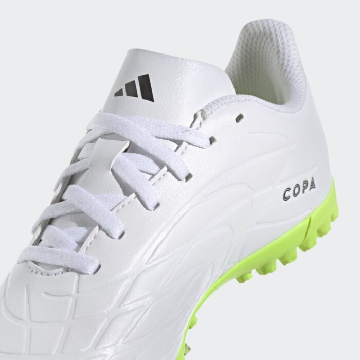 ⁦adidas Copa Pure.4 Turf Boots - White⁩ - الصورة ⁦8⁩