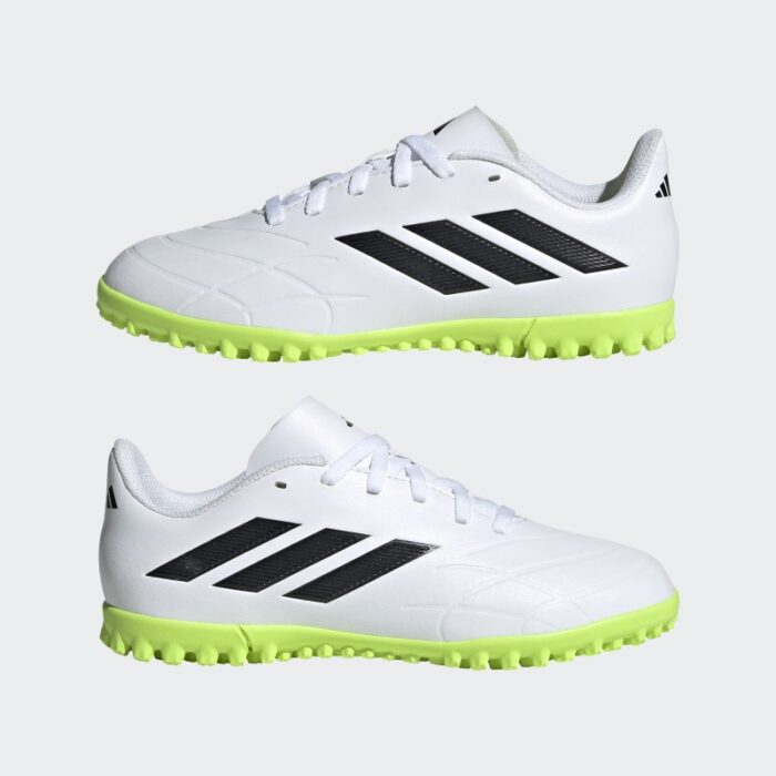 ⁦adidas Copa Pure.4 Turf Boots - White⁩ - الصورة ⁦9⁩