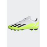 ⁦Adidas Kids X Crazyfast.4 Flexible Ground Boots - White⁩ - الصورة ⁦12⁩