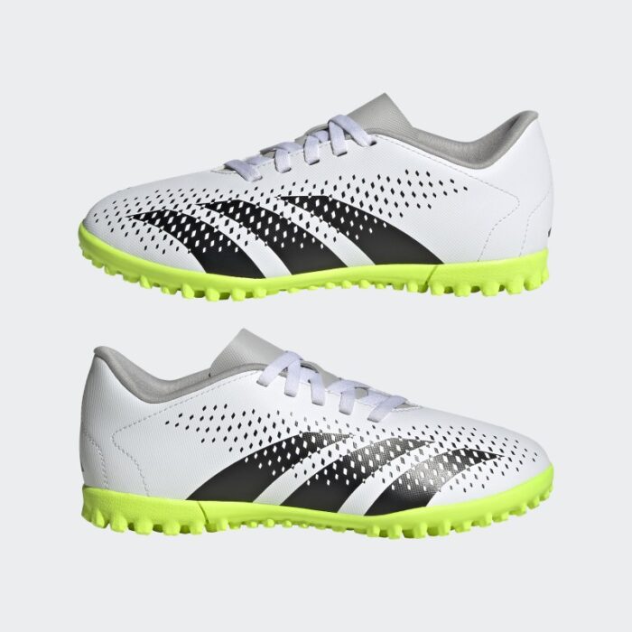 ⁦adidas Predator Accuracy.4 Turf Boots - White⁩ - الصورة ⁦9⁩