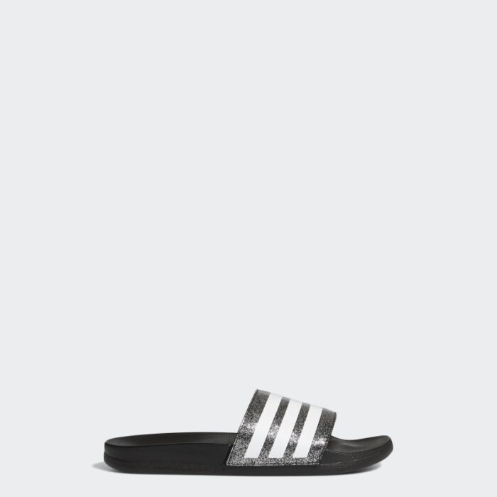 ⁦Adidas Adilette Comfort Slides - Black⁩ - الصورة ⁦2⁩