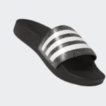 ⁦Adidas Adilette Comfort Slides - Black⁩ - الصورة ⁦13⁩