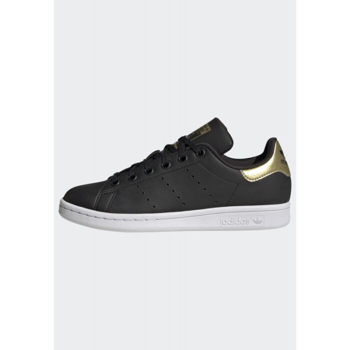 ⁦Adidas Womens' Stan Smith Shoes - Black⁩ - الصورة ⁦12⁩