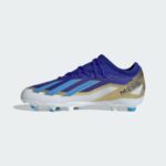 ⁦Adidas Kids' X Crazyfast Messi League Firm Ground Boots - Blue⁩ - الصورة ⁦7⁩