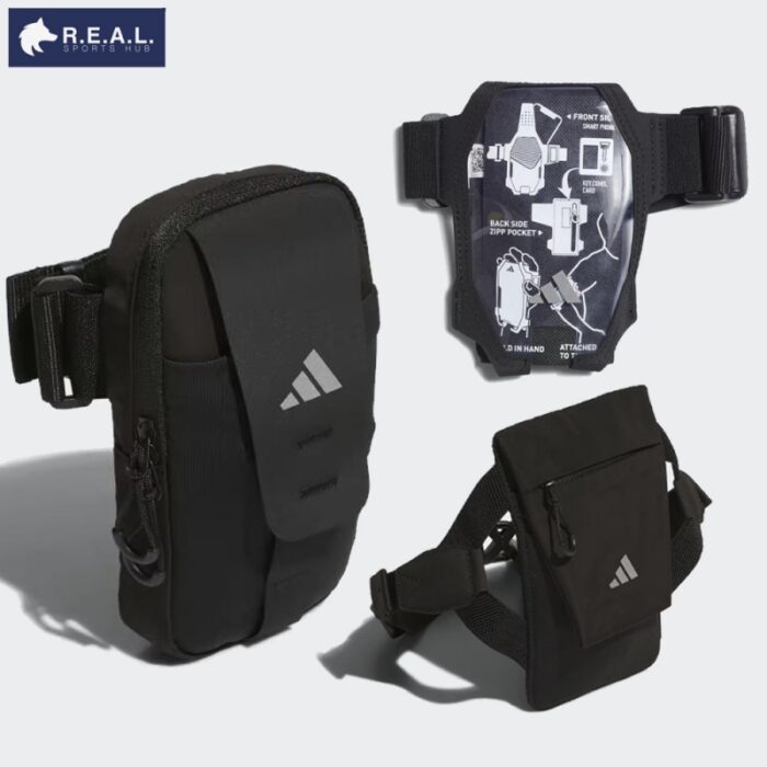 ⁦adidas Running Two-Way Mobile Holder - Black⁩ - الصورة ⁦3⁩