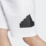 ⁦adidas Future Icons Badge of Sport Shorts - White⁩ - الصورة ⁦3⁩