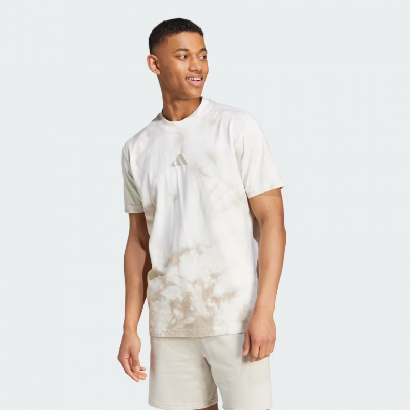 ⁦adidas ALL SZN Wash Tee - Beige⁩ - الصورة ⁦1⁩