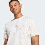 ⁦adidas ALL SZN Wash Tee - Beige⁩ - الصورة ⁦3⁩