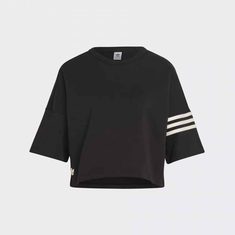 ⁦Adidas Women Adicolor Neuclassics Tee - Black⁩ - الصورة ⁦1⁩
