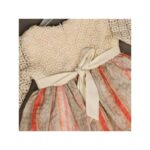 ⁦فستان بناتي بأكمام طويلة للأطفال لون أوف وايت وبيج⁩ - الصورة ⁦6⁩