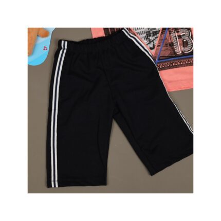 بجامة صيفية (قطعتين) بناتي لون زهري وأسود