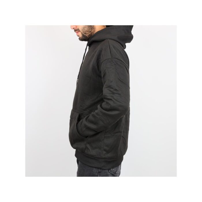 ⁦هودي بأكمام طويلة للرجال لون أسود⁩ - الصورة ⁦5⁩