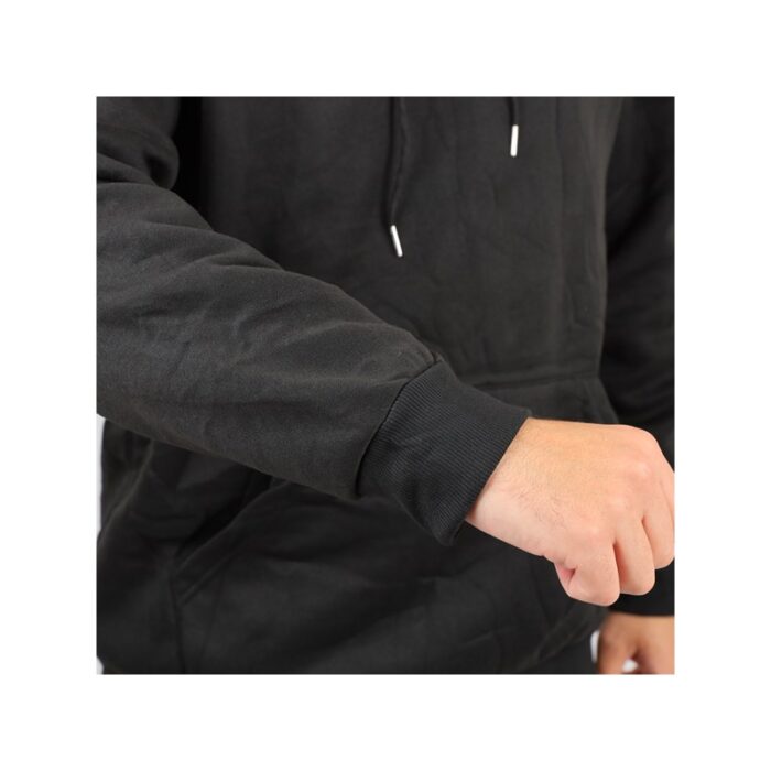 ⁦هودي بأكمام طويلة للرجال لون أسود⁩ - الصورة ⁦7⁩