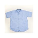 قميص نص كم للرجال لون أزرق سماوي