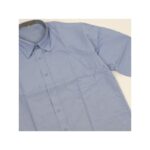 ⁦قميص كم للرجال لون أزرق غامق⁩ - الصورة ⁦4⁩