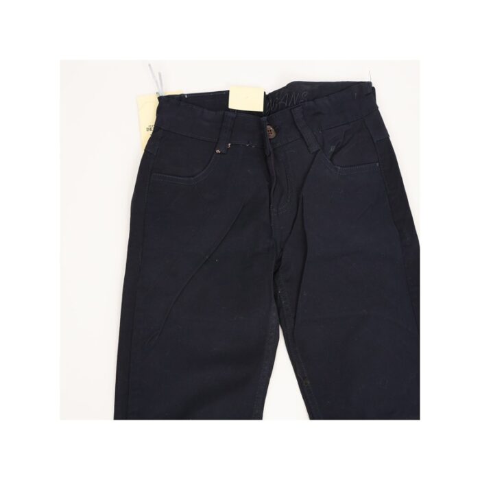 ⁦بنطلون جينز بناتي لون أسود⁩ - الصورة ⁦5⁩