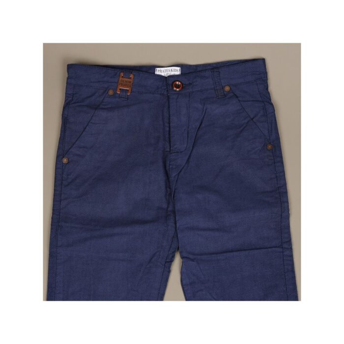 ⁦بنطلون قماش بناتي لون كحلي⁩ - الصورة ⁦4⁩