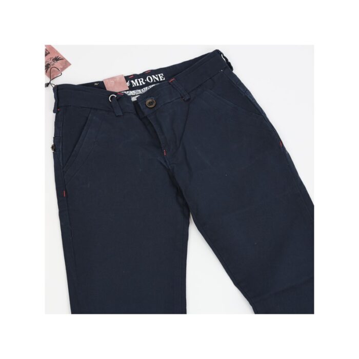 ⁦بنطلون جينز بناتي لون كحلي⁩ - الصورة ⁦3⁩