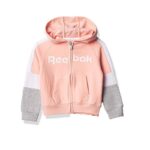 Reebok Girls' Big Logo Jacket- Pink- جاكيت ريبوك للأطفال لون زهري