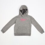 ⁦Reebok Girls' Big Logo Hoodi- Grey- هودي ريبوك للأطفال لون رمادي⁩ - الصورة ⁦3⁩