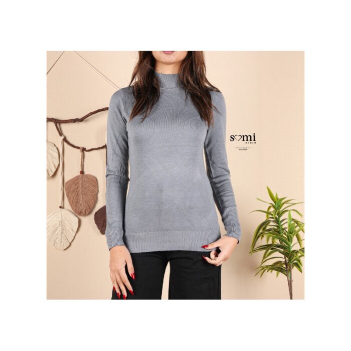 1033755340_67dc818185408 بلوزة خريفية للنساء لون سكني فاتح من Sami Boutique - الصورة 1