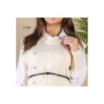 ⁦فيست صوف مع قميص وقشاط للنساء لون بيج من Sami Boutique⁩ - الصورة ⁦2⁩