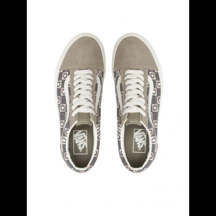 ⁦Vans Men's Old Skool Shoes-Olive⁩ - الصورة ⁦5⁩