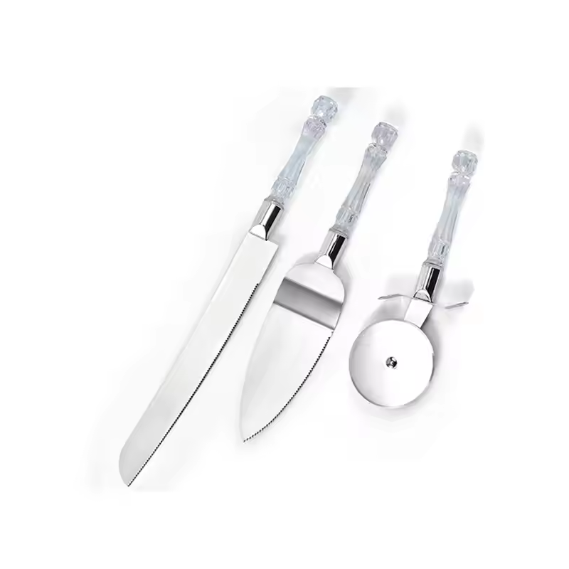 ⁦طقم ثلاثي قطاعة بيتزا و كيك⁩ - الصورة ⁦1⁩