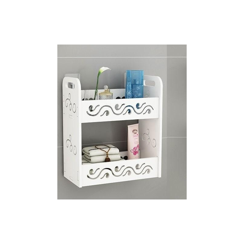 ⁦منظم أدوات حمام طبقتين⁩ - الصورة ⁦1⁩