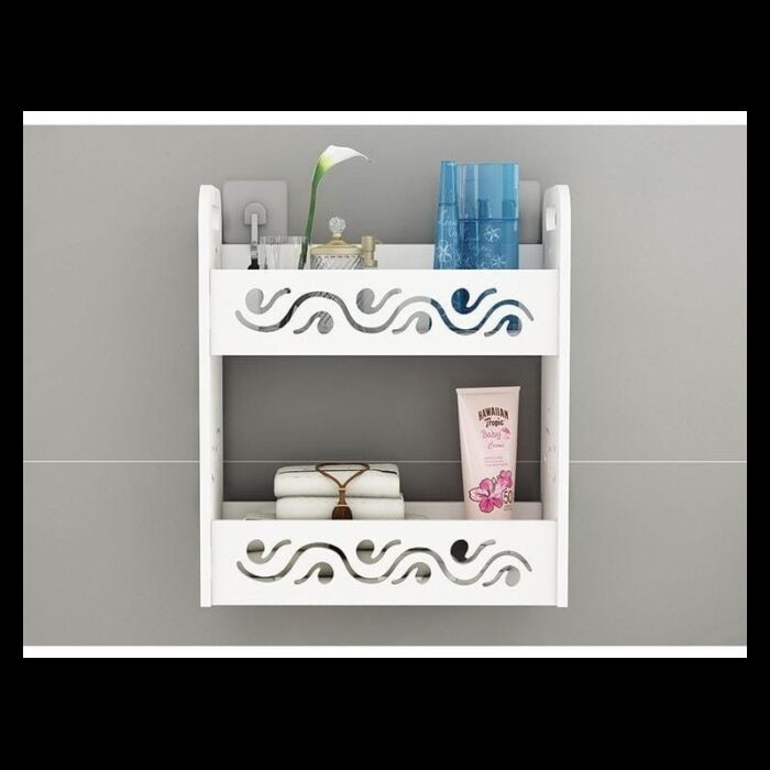 ⁦منظم أدوات حمام طبقتين⁩ - الصورة ⁦2⁩