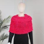 شال النساء السحري القابل للتمدد لون فوشي