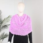 شال النساء السحري القابل للتمدد لون نهدي