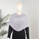 شال النساء السحري القابل للتمدد لون سكني فاتح