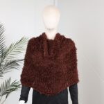 ⁦شال النساء السحري القابل للتمدد لون بني⁩ - الصورة ⁦2⁩